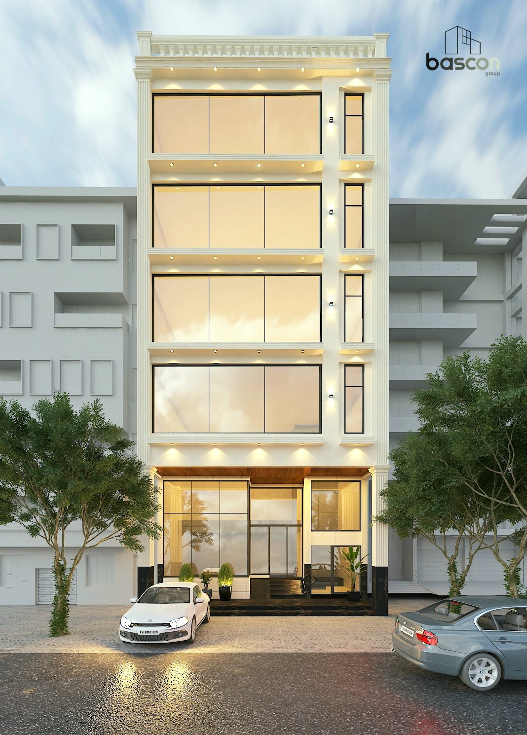 Multi-storey Bascon commercial plaza design
