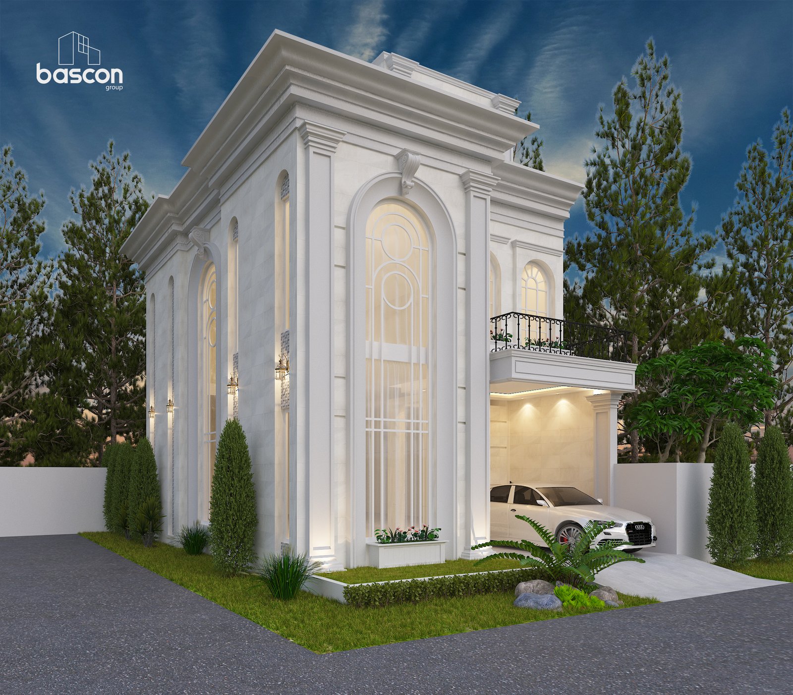 Classical corner residence by Bascon Group